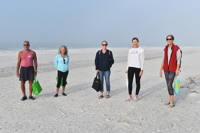 Tim Hellige, Lonna Smith, Carlyn Vigil, Barbara Benz and Cyndi Seamon