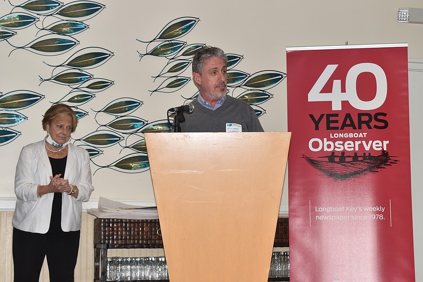 Michael Garey, who won Small Business Person of the Year (11 or more employees) in 2019, presented the category this year.