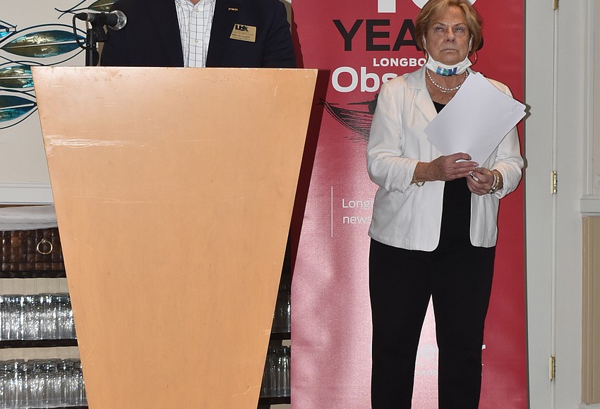 Your Observer Photo New chairman of the board Willie McLaughlin