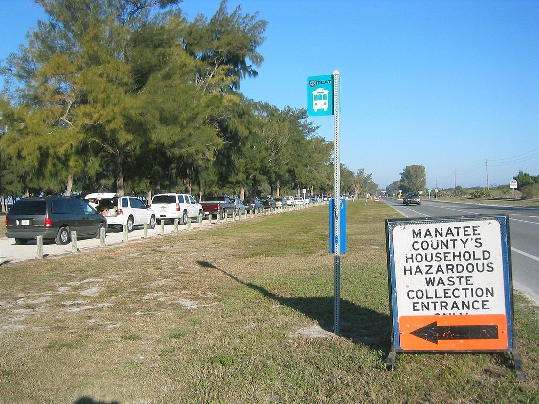 The waste collection event goes from 9 a.m. to 3 p.m. Saturday on the Gulf side of Coquina Beach.