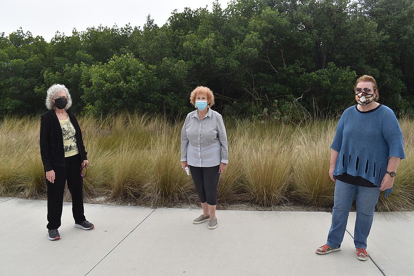 Rise Loshack, Gloria Feibis and Maxine Tauber