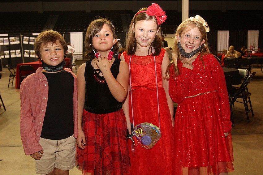 Ben and Claira Price explored with Charlotte Sarason and Olivia Rowley.