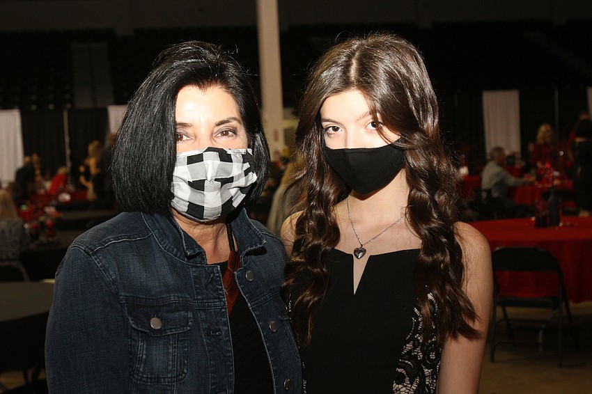 Cheryl Carrier and Delaney Martin had fun.