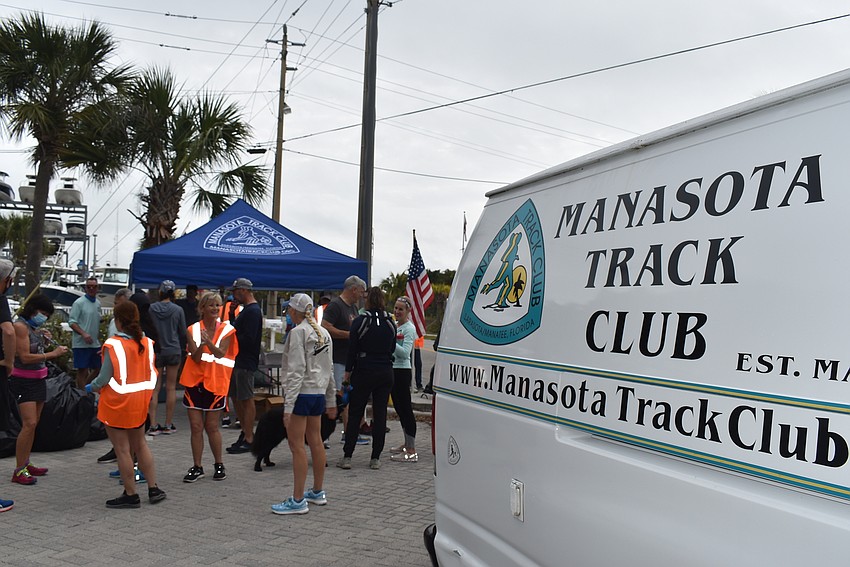 Members gather to discuss their trash.
