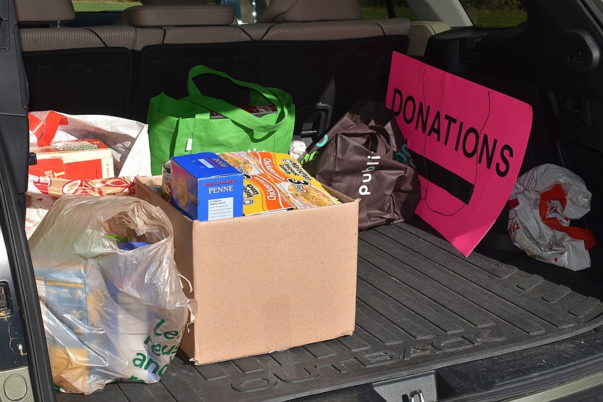 The second car began filling up about 15 minutes in.