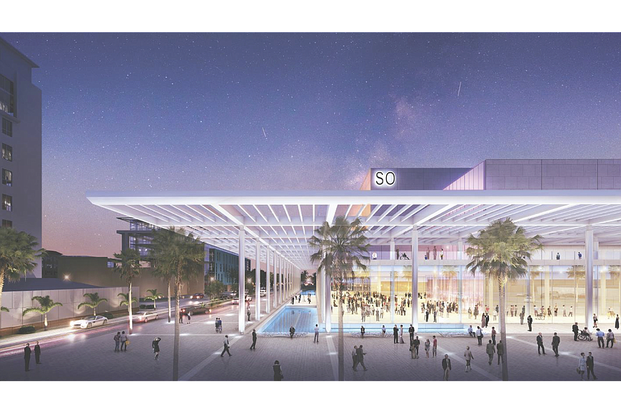Mayor Hagen Brody said he&#39;s still not supportive of the Sarasota Orchestra&#39;s 2019 proposal for a venue in Payne Park as depicted in this rendering. Still, he wants to empower staff to explore options in the area.