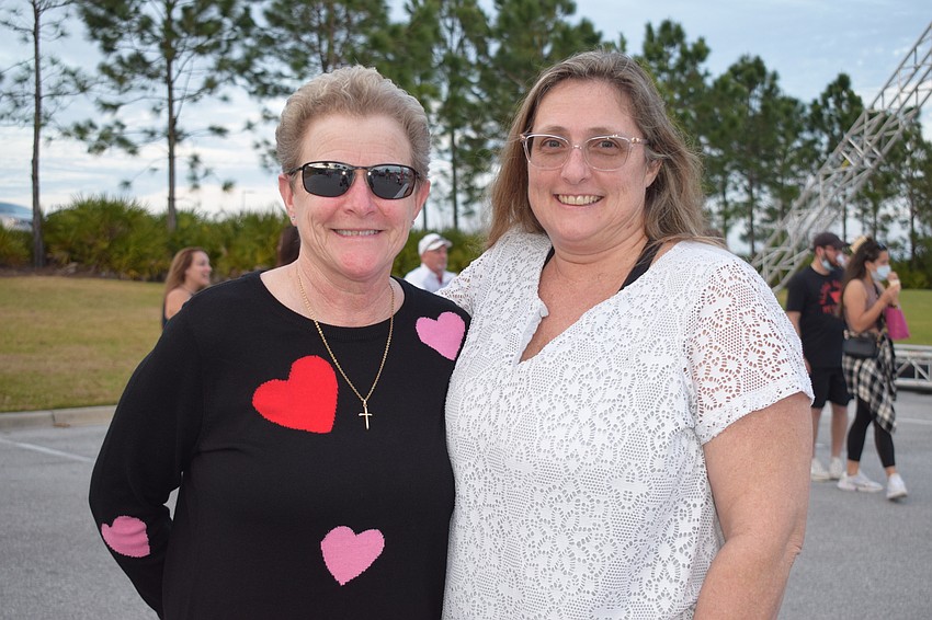 Lakewood Ranch's Lynn Anderson spends plenty of time at home with her niece Cindy Bowman, but the Gal Pal Party was a chance to do something outside.