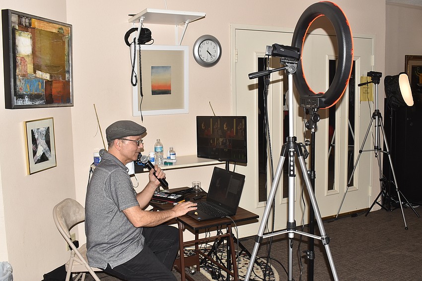 Carl Kurtyka manned the Zoom participants and video recording.