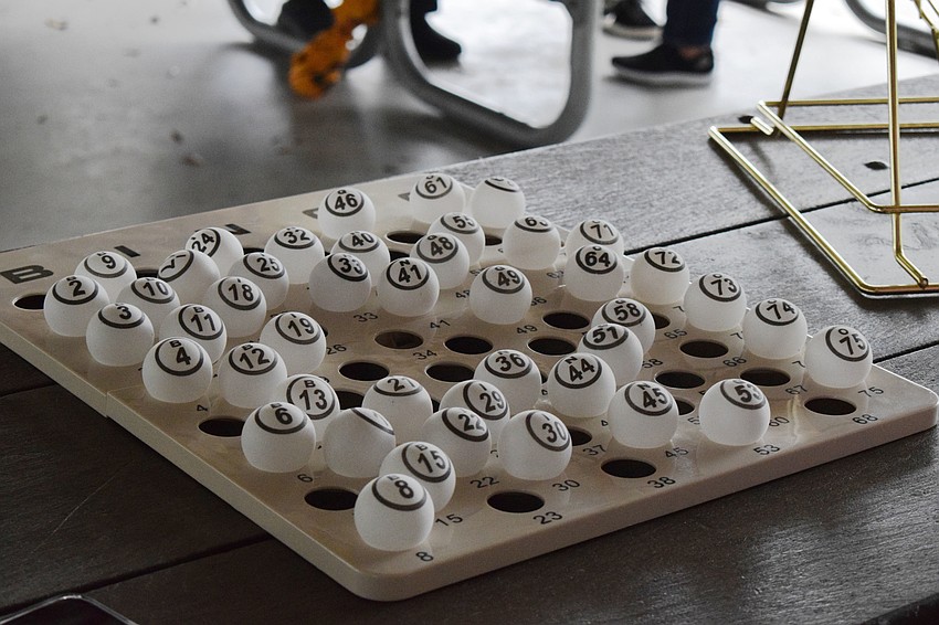 In a game of blackout bingo, almost all the numbers are called.