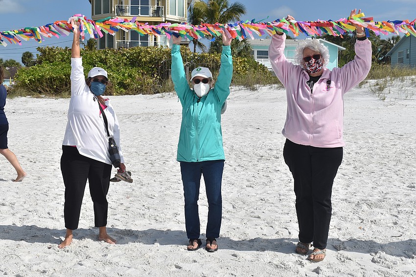 Judy Tobias, Nancy Abramson and Rabbi Stacy Offner