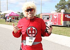 Bridge A Life President Danny Jones ran as the Greatest American Hero.