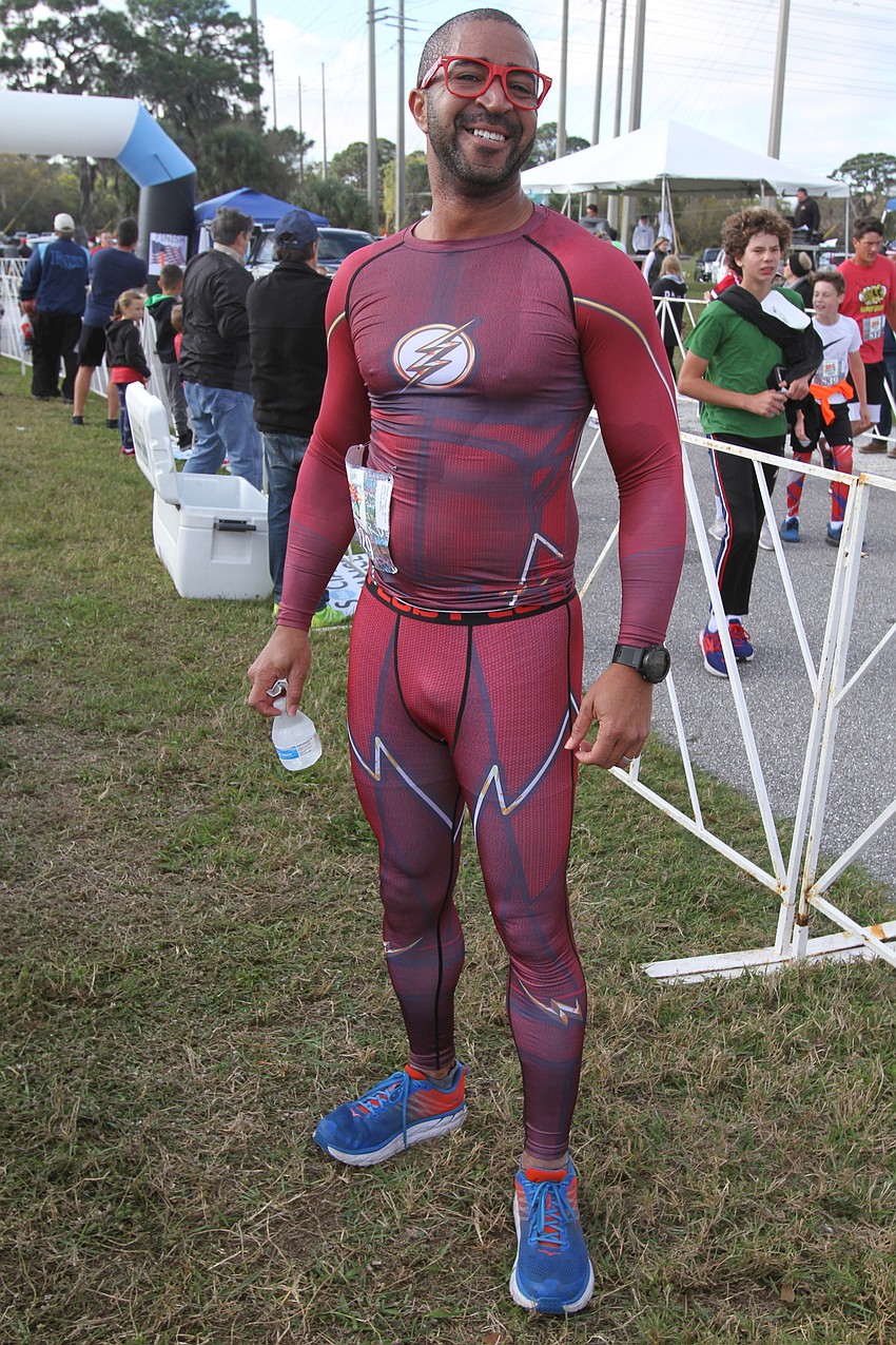Jamaal Savwoir wore a Flash suit.