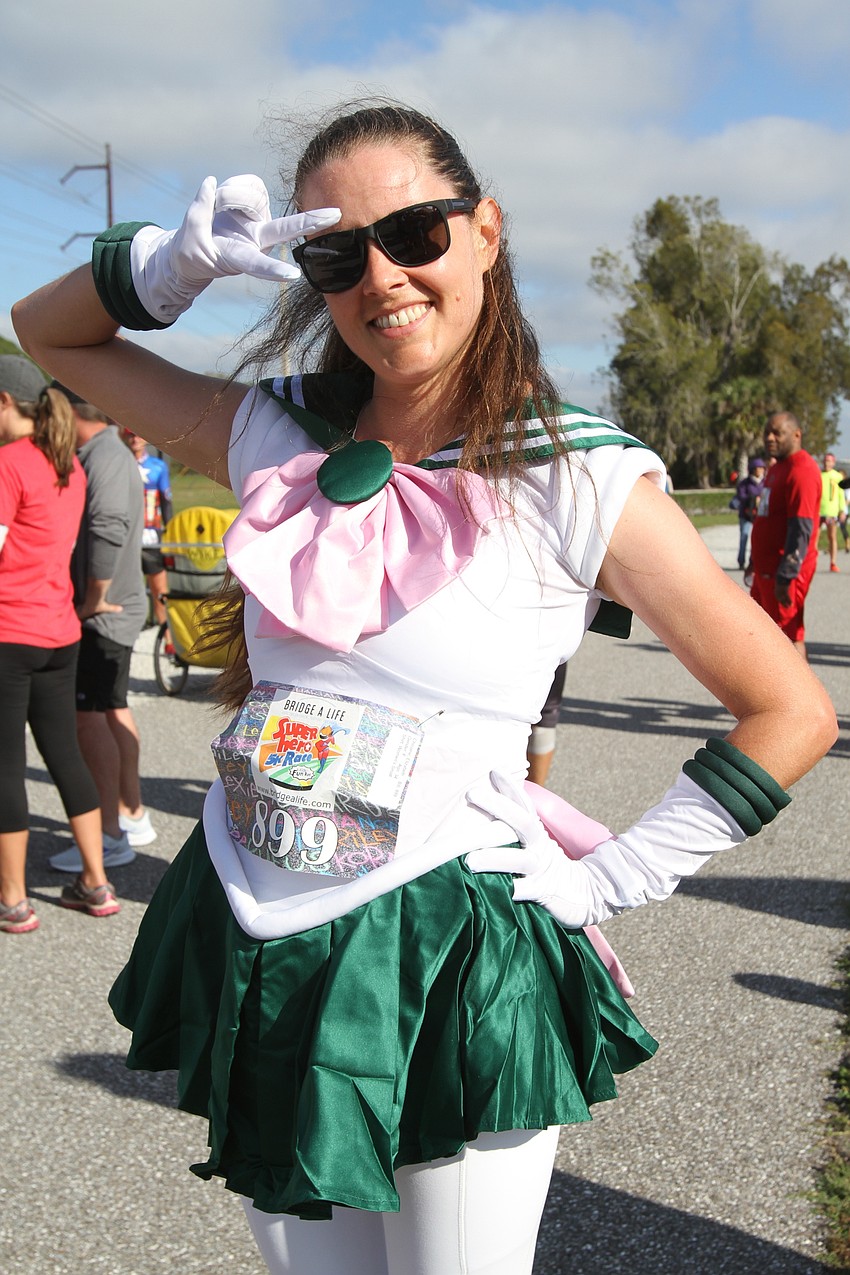 Elizabeth Chicoine finished the race as Sailor Jupiter.