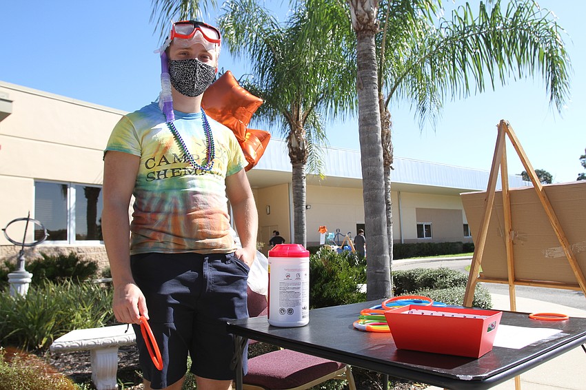 Griffyn Wilkens-Plumley handled the ring toss.