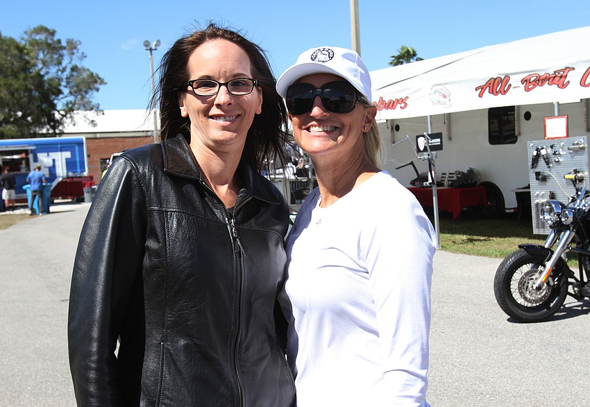 Kristin Benson and Jami Kellogg were all smiles.