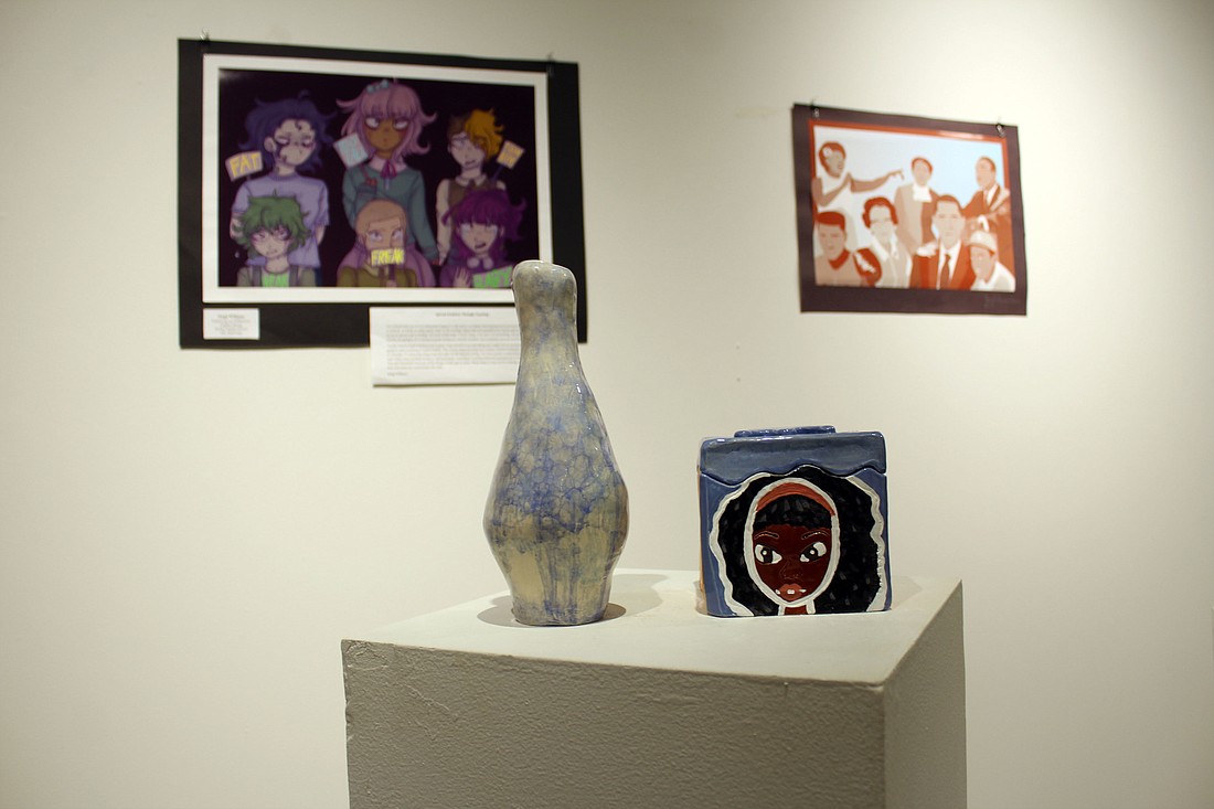 The Black Muse student program allowed students artists of African descent to visually explore their heritage and culture.