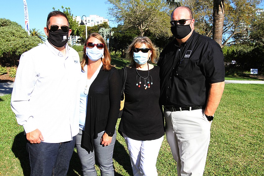 Dave and Jennifer Miereu with Nita and Bruce  Wesner