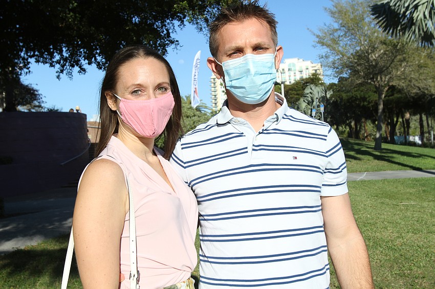 Liz Stamoulis and Mark Creech