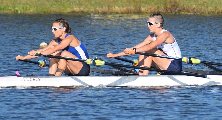 Michelle Sechser and Molly Reckford, crushed the field in women's lightweight doubles.
