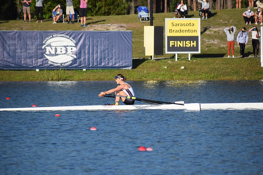Clayton, Calif.'s Kara Kohler was clear of the field in the Olympic Trials women's single scull event.