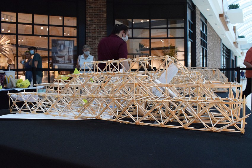 The Toothpick Bridge Challenge had 210 bridges in the contest.