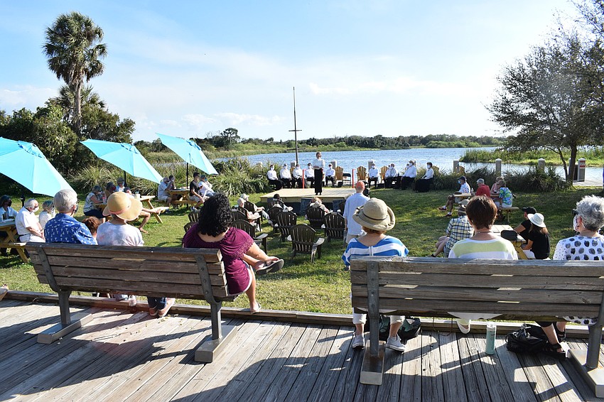 Dozens of people come to the Players Centre of Performing Arts' production of 