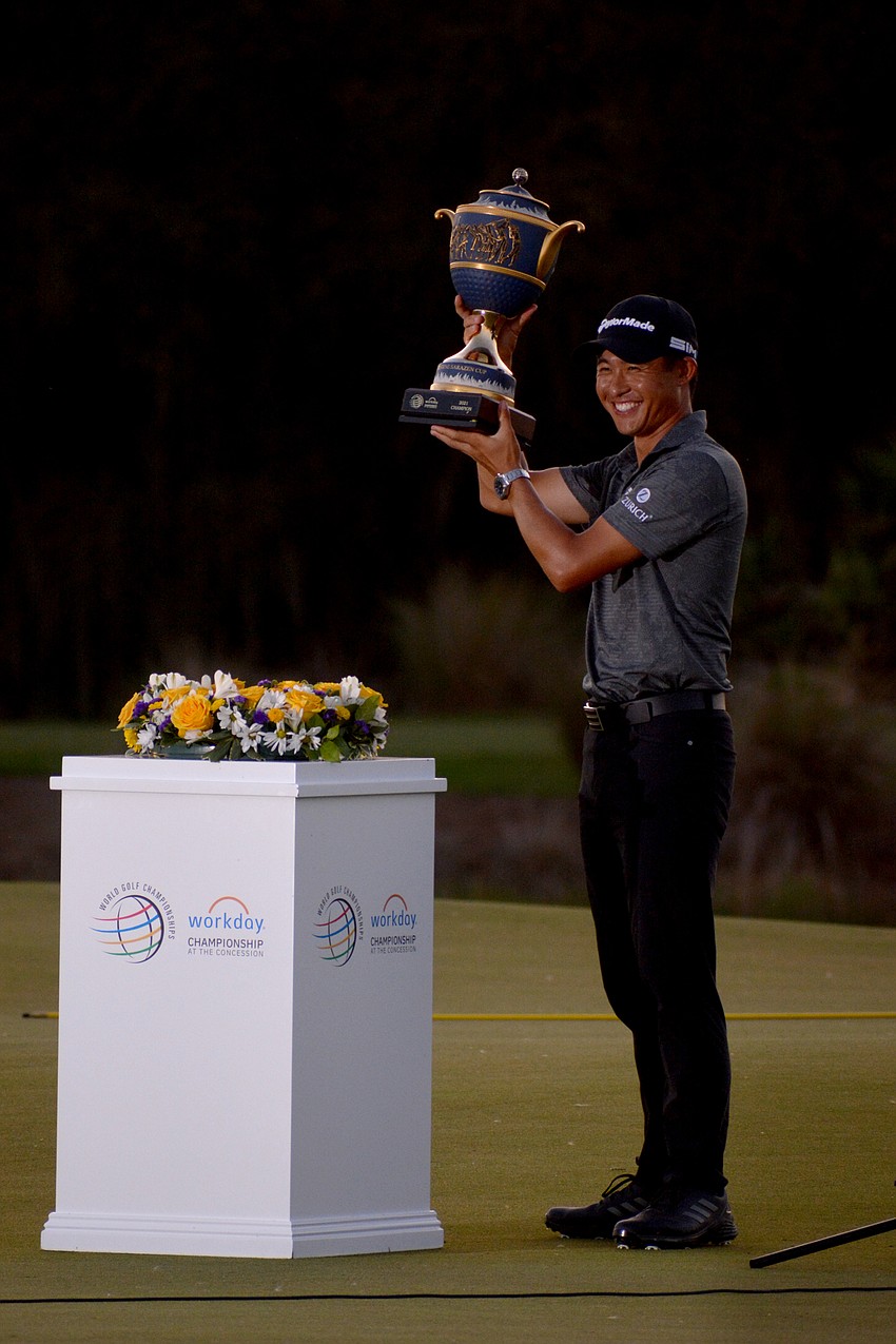 Collin Morikawa shot 18 under par to win the World Golf Championships-Workday Championship at The Concession.