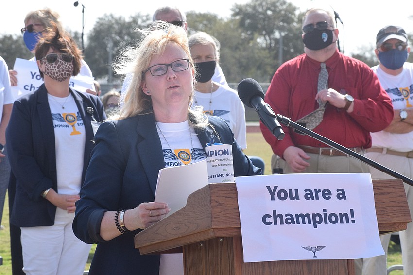 Deborah Perry-Gambino, the community engagement specialist for the district, shares how the district plans to show appreciation to its more than 6,000 employees. Celebrations will include prizes, pizza and giveaways.