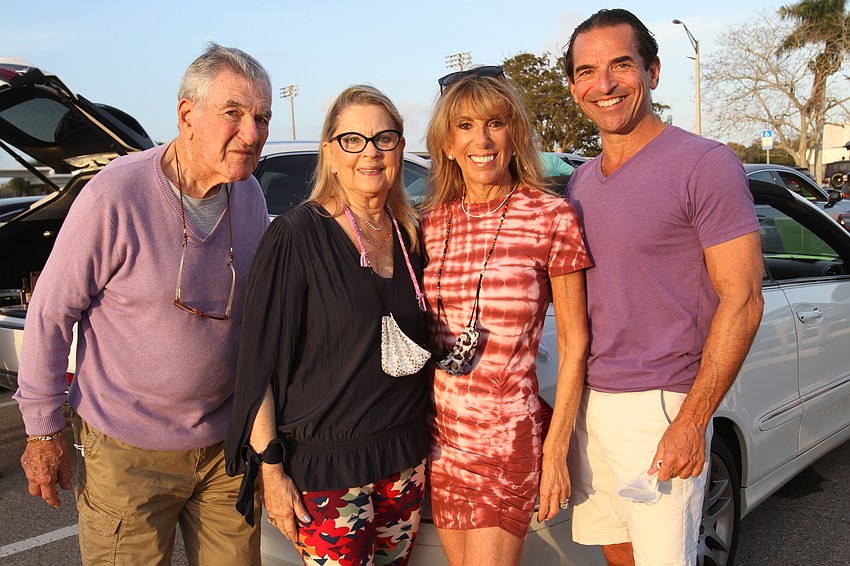 Jerry and Judy Herman with Andi and Abe Morris