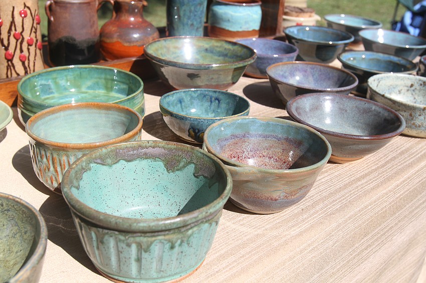 Denise Miller-Olverson sold pottery.