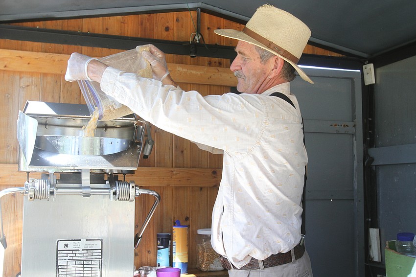 Phil Pagano handled the popcorn.