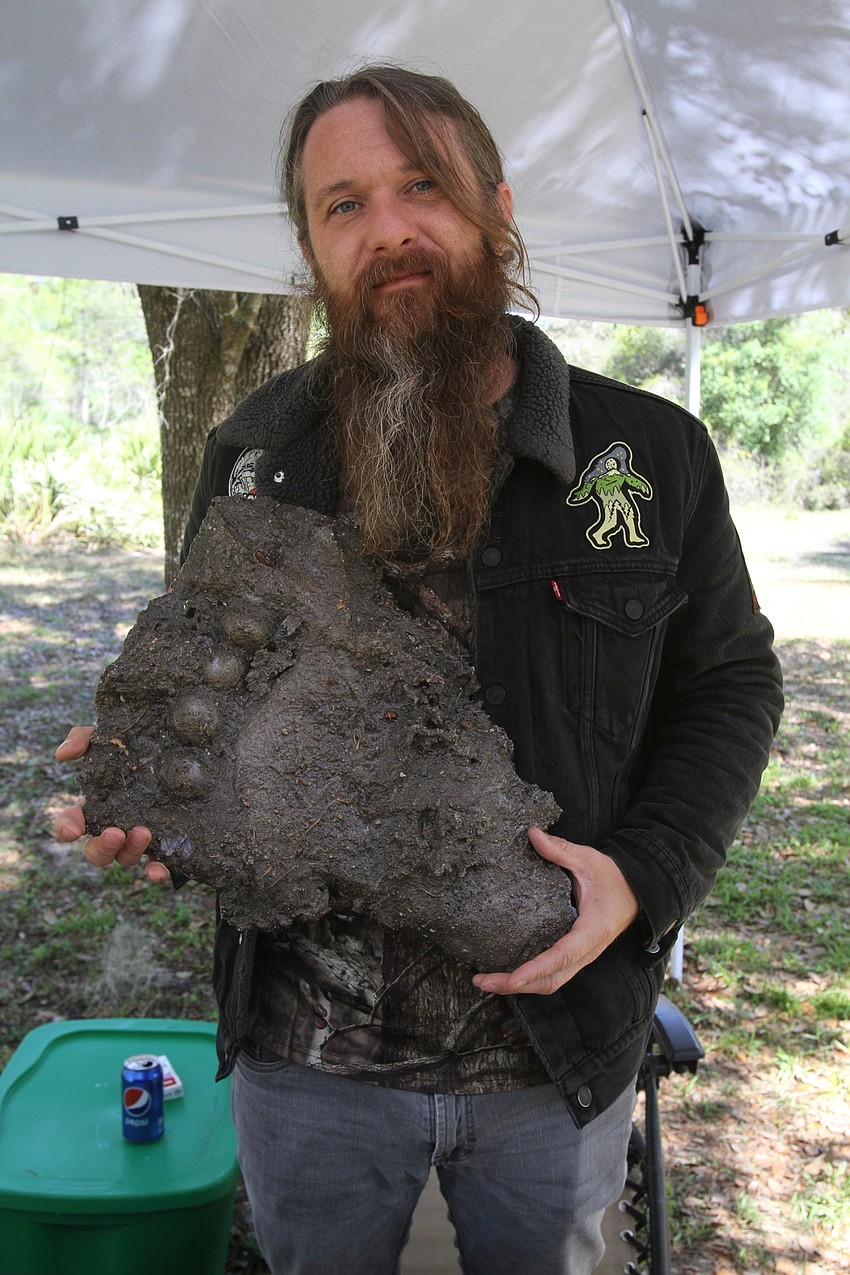 Stacy Brown Jr. represented his Florida Skunk Ape Project
