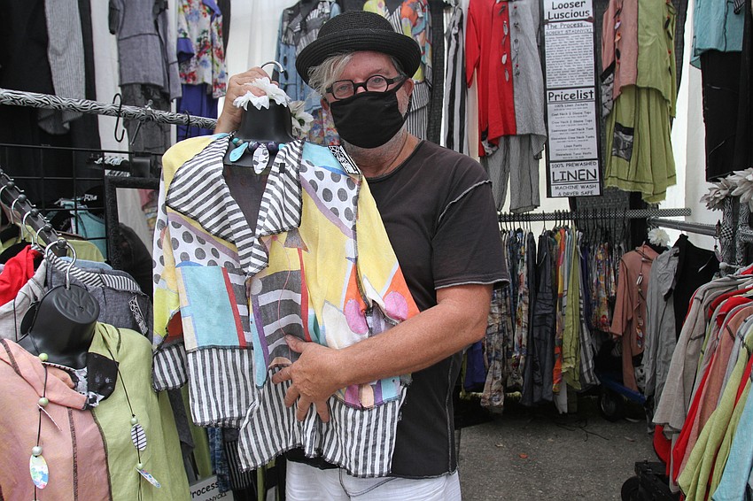 Robert Stadnycki had wild clothing for sale.