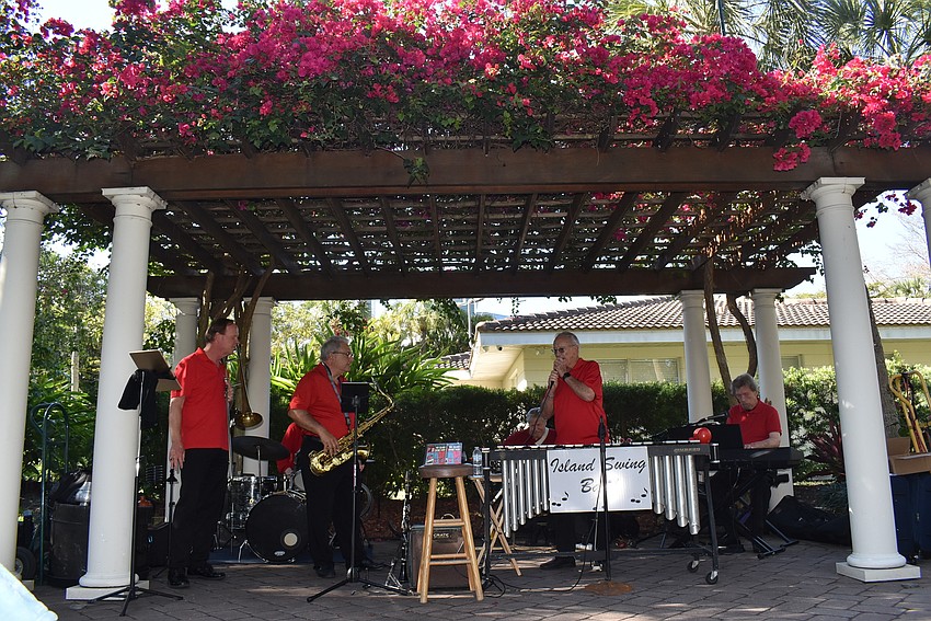 The Island Swing Band got toes tapping over their hour-long set.