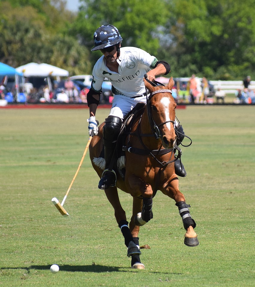 Barefield's Marin Ravina breaks free for a goal.
