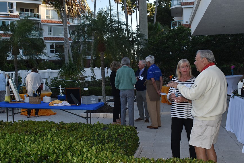 Residents caught up with friends they haven't seen in a long time.