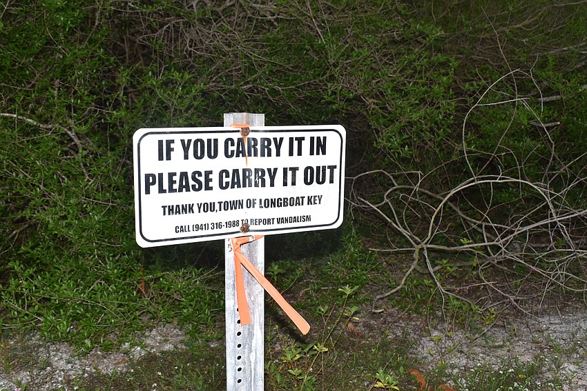 Some trash was not carried out, but much of the waiting refuse was from boat wakes.