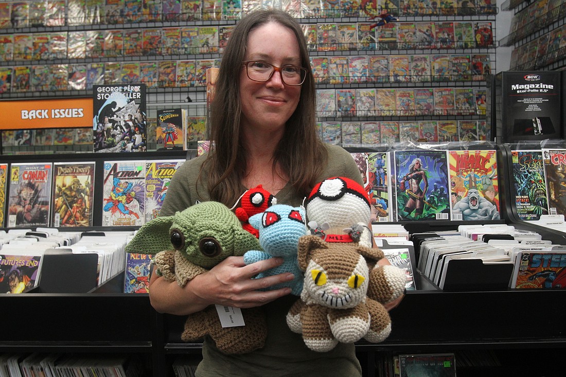 Rebecca Polizzi has spent months hand-crafting a series of plush dolls.