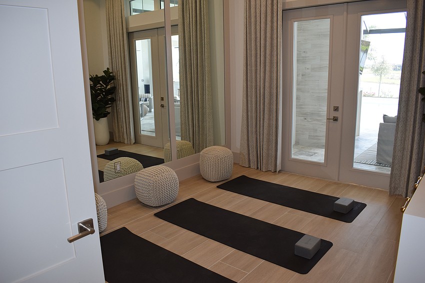 The Clairborne has a room dedicated for workouts.