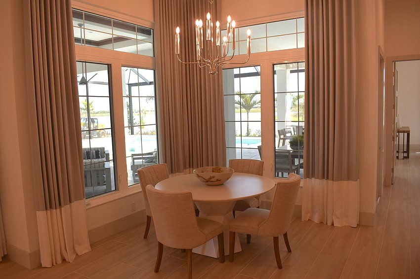 Breakfast nook in the Clairborne.