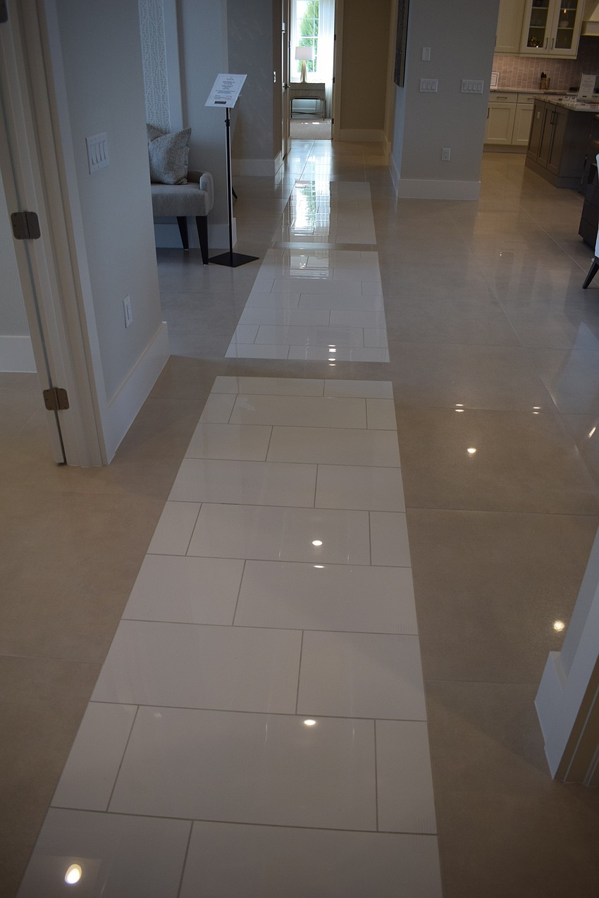 The Margo sports beautiful flooring.