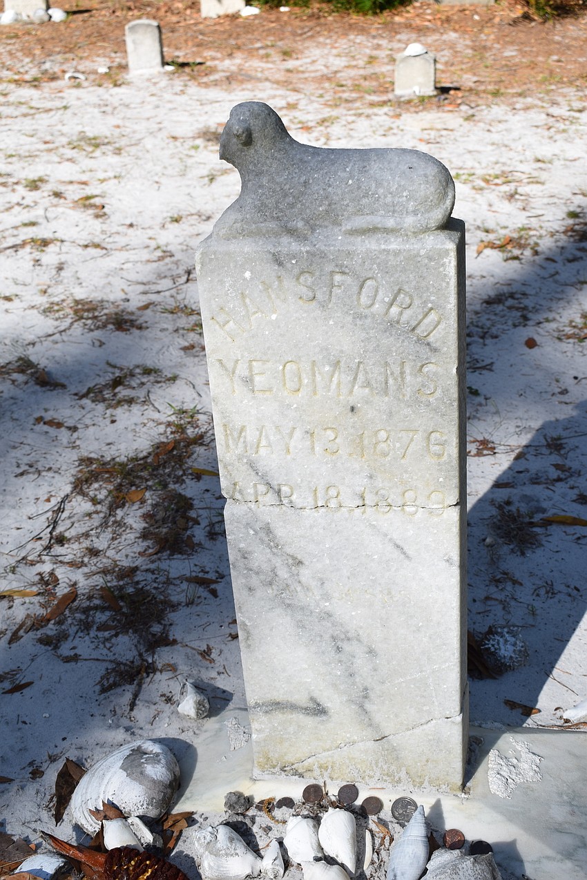Lambs are used to honor the children who died.