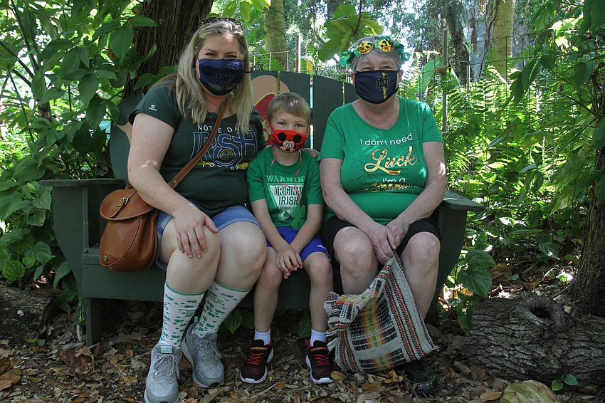 Angie and Liam O'Dell spent the day with with Pam Matz.