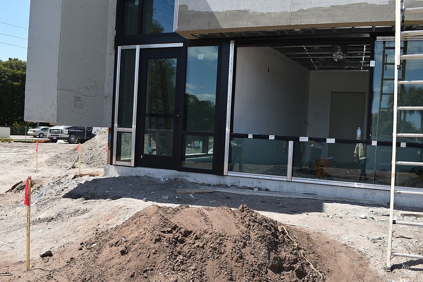 The entrance for Fire Station 92 will be on the south side of the building.