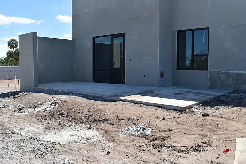 A look at the back of Fire Station 92.