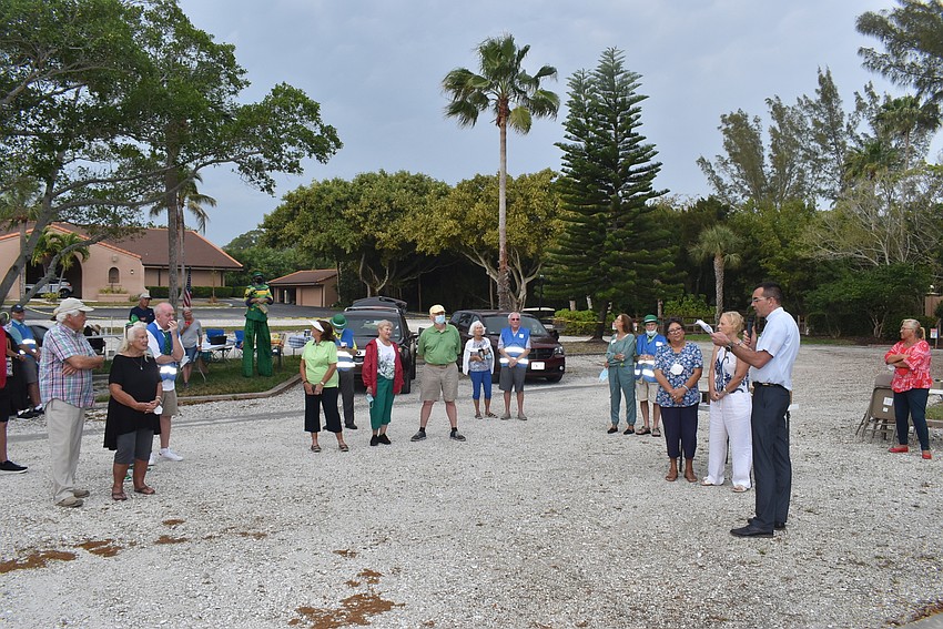 Father Robert Dziedziak told a few jokes after the prayer session.