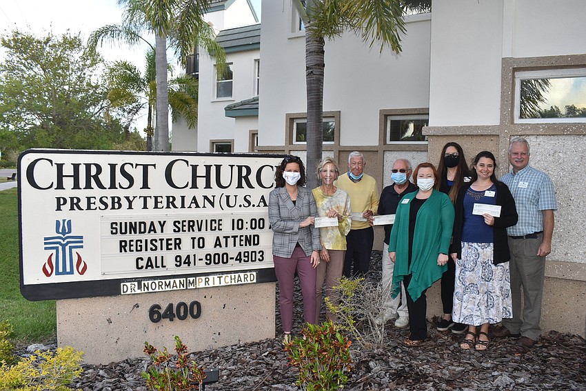 Christ Church leaders and grant recipients.