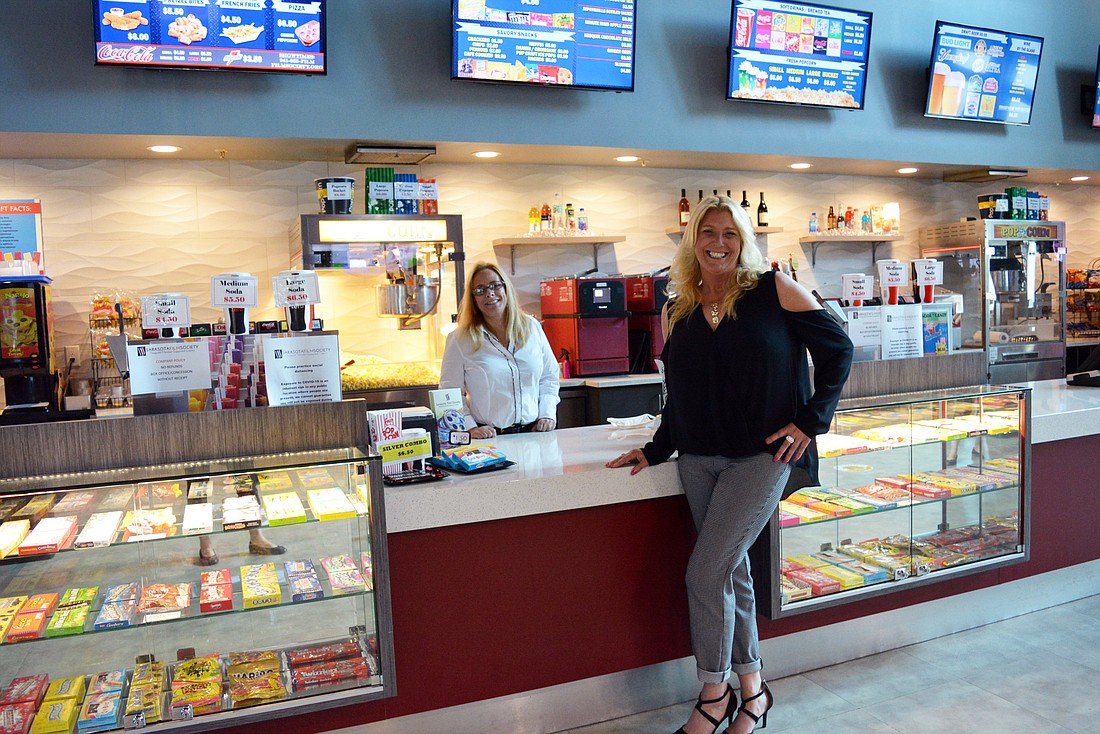 Sarasota Film Society President Renee Baggott and Vice President Trisha Calandra are excited to reopen Lakewood Ranch Cinema earlier than expected.