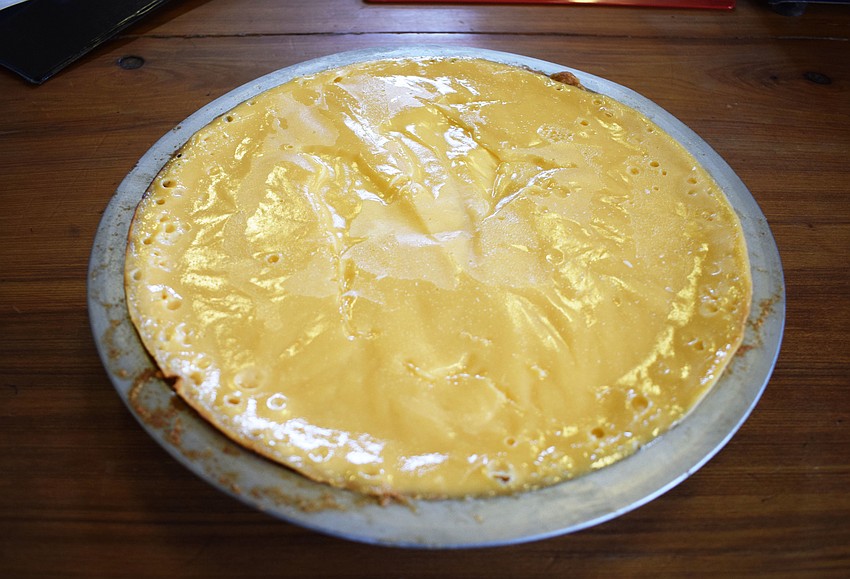 As part of East County's Heritage Days, Jiggs Landing Outpost is serving sour orange pie. The pie includes the juice of a sour orange.