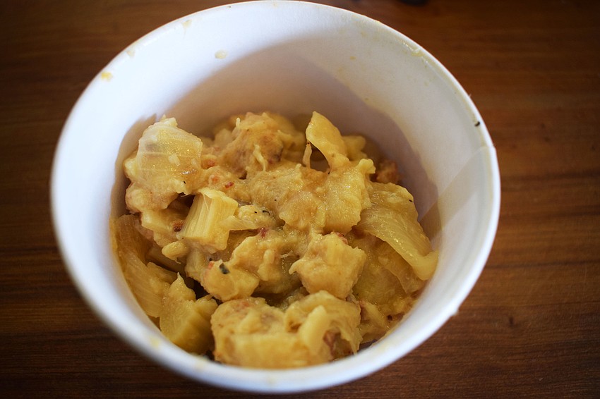 Swamp cabbage is a favorite at Jiggs Landing Outpost during East County's Heritage Days.